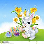 cartoon-happy-bunny-colourful-easter-eggs-