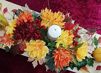 Aranjament floral, de toamnă! DIY Mama!