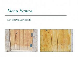 Cum ne-am recondiționat singuri ușa de exterior din lemn.