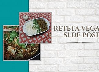 Linte roșie, spanac și scortisoară. Preparat vegan ideal pentru post.