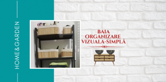 Baia. Organizarea vizuala a dulapului deschis