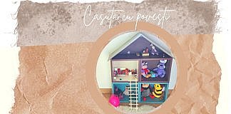 DIY Casuta de papusi realizata cu materiale reciclate!