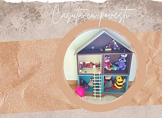 DIY Casuta de papusi realizata cu materiale reciclate!