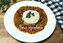 5 ingrediente. Reteta rapida de mazare cu orez basmati si turmeric